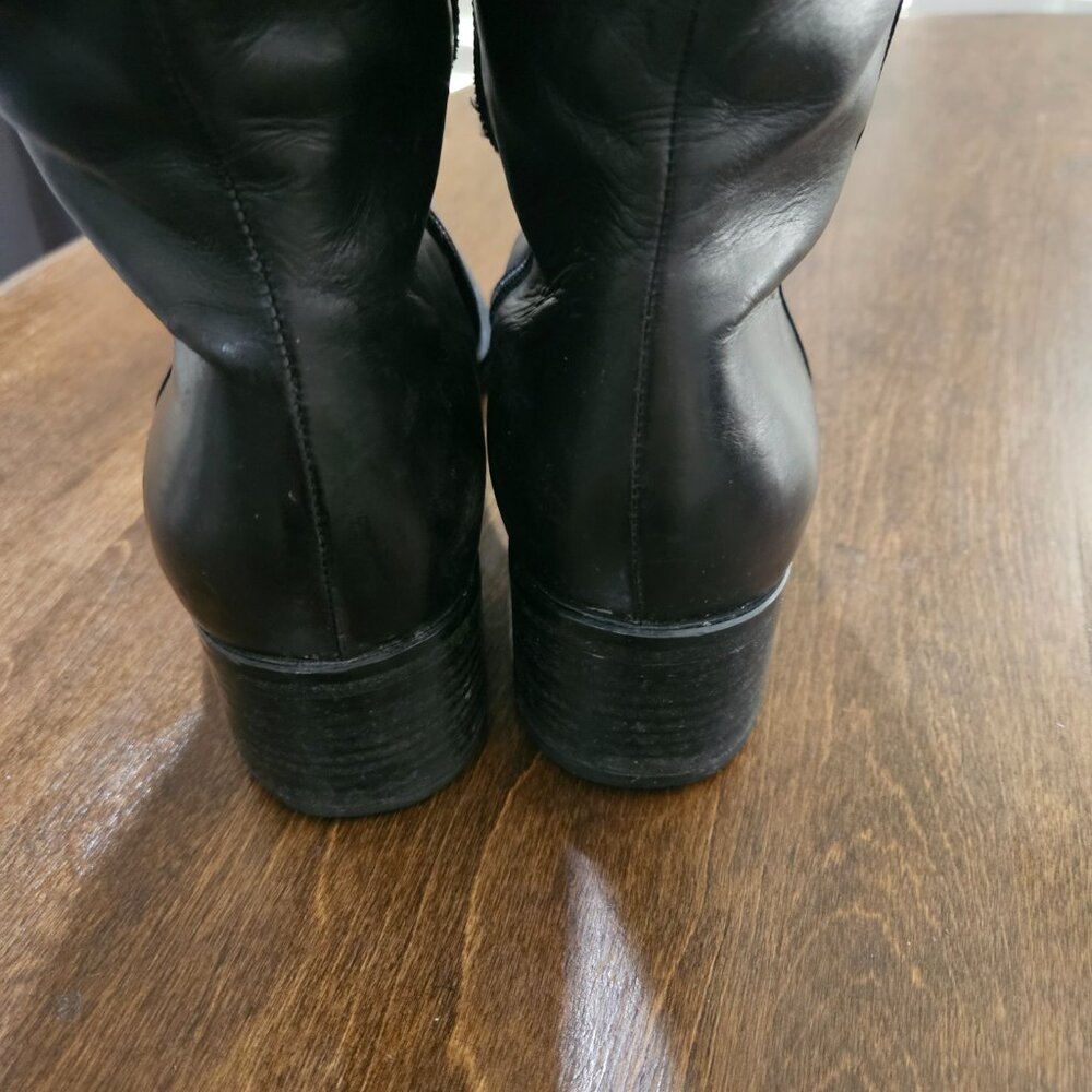 Christian Dior Black Leather Boots - Picture 9 of 10
